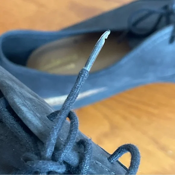 Clarks Artisan Women’s Glick Resseta Oxford Black Nubuck Size 9 - Picture 12 of 13